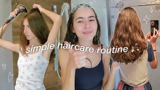 my simple haircare routine ⊹ ࣪ ˖ (ft. Fanttik Solo H10 Hair Dryer)