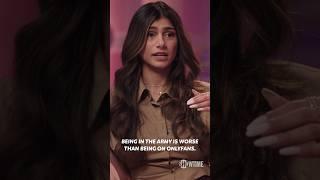 Mia Khalifa has a hot take on the military. #ziwe #miakhalifa #comedyshorts #comedy #interview