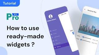 How to use ProKit's ready-made widgets in your existing app | Iqonic Design