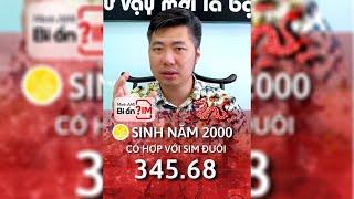 Sim 34568 có hợp sinh năm 2000 | Minh AMI - Bí Ẩn Sim