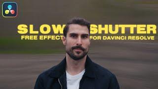 Slow Shutter Effect in Davinci Resolve