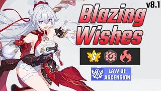 Honkai v8.1 S-Rank Kiana BOOM! BLAZING WISHES - Stardust Fire DPS - And Theresa Astral Op