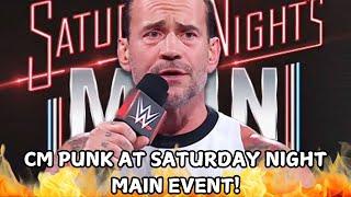 CM Punk Teases Appearance At WWE Saturday Night Main Event!