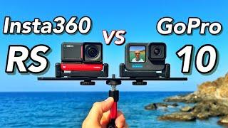 Insta360 ONE RS 4K Edition VS GoPro 10 Camera Comparison