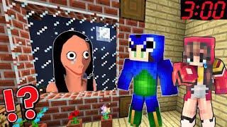 Scary MONSTER Chasing Ekta and Ayush at 3:00 AM in Minecraft 