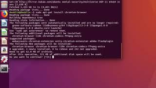 How to install Chromium in Ubuntu 16.04 - 32Bit