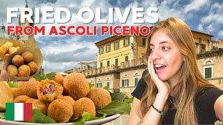 I went to a SMALL TOWN in ITALY to try their FRIED OLIVES | ASCOLI PICENO