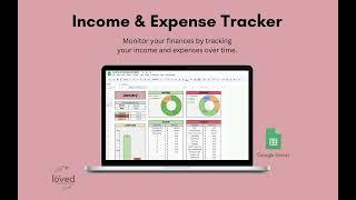 Income & Expense Tracker | Google Sheets Template Tutorial