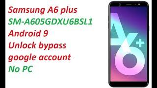 A605 U6 frp google Android 9