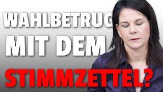 Stimmzettel UNGÜLTIG wegen FALSCHEM Kreuz?!