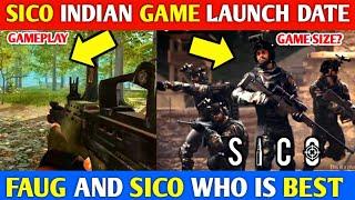 SICO GAME RELEASE DATE,SICO GAME TRAILER,SICO INDIANGAME | SICO GAMEPLAY | FAUG TDM 5v5 UPDATE NEWS