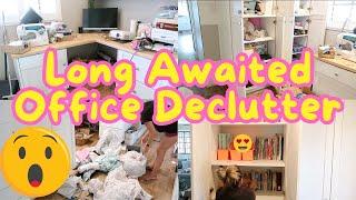 EXTREME DECLUTTERING IN MY OFFICE PART 1 || ORGANIZATION MOTIVATION