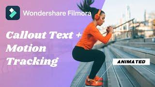 Animated Callout Text + Motion Tracking in Wondershare Filmora X Tutorial // ReinaMarie