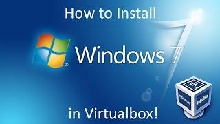 Windows 7 - Installation in Virtualbox (2016)