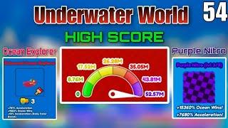 UNDERWATER WORLD OCEAN EXPLORER | HIGH SCORE - 52M | RACE CLICKER & EP-54 (HMJ 10 Roblox)