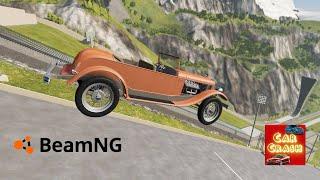 BeamNG Drive Jump Car! Сrash hard classic! Epic destruction #10-BeamNG Car Crash!