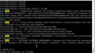 How to install PM2 on CentOS 7