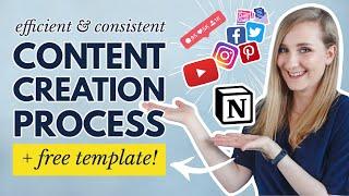 How To Use NOTION For Content Creators [+FREE TEMPLATE] | Content Creation Process