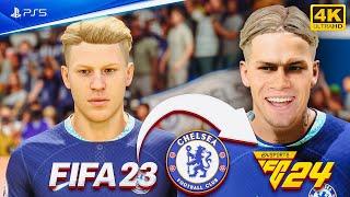 EA SPORTS FC 24 vs FIFA 23 | Faces Comparison CHELSEA Player's