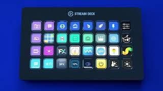 Elgato Stream Deck XL–Advanced Studio Controller, 32 macro keys, trigger and software like OBS