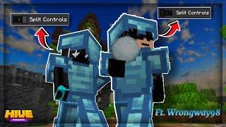 I Swapped Settings With Wrongway98 | Hive Skywars & Treasure Wars