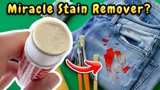 Easy Way To Clean Oil Paint Stains! Kiss-Off Stain Remover