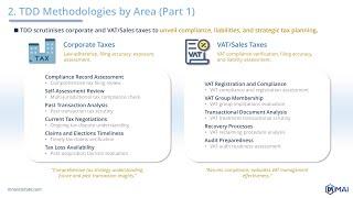  Methodologies For Tax Due Diligence In M&A⭐ from Online M&A Courses of "mnainstitute.com"