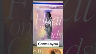 Canva Tips & Tricks - Layers #canvatips #design #canva