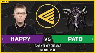 WC3 - B2W Weekly Cup #43 - Grandfinal: [RDM] Happy vs PaTo [NE]