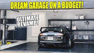 Building our DREAM GARAGE on a BUDGET! House garage is FINISHED!