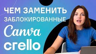 Заблокировали Canva и Crello в России чем их заменить и какая альтернатива и аналог 2023 Flyvi