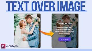 How to Add Text Over Image on Hover in WordPress (2024) Elementor Pro Tutorial