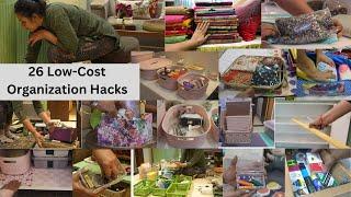 26 Low-Cost Organization Hacks || देखो मेरे घर की टेबल और अलमारियों का ऑर्गेनाइजेशन कैसे करती हूँ ?