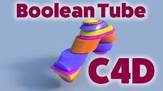 Boolean Tube - How to do Procedural Motion Graphics in Maxon Cinema 4D R20