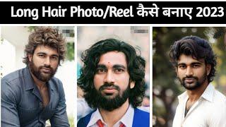 Long hair filter wali reel kaise bnaye || long hair photo editing tutorial 2023 || instagram viral