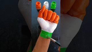 Hindustan Tiranga on Hand  Love India  #shorts #viral #trending