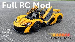 Full RC Mod | Fully Motorize LEGO Technic 42172 McLaren P1 #legotechnic #legorc #mclarenp1#lego42172