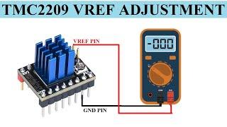 CNC BUILD PART 26 - TMC 2209 DRIVER - SET THE MOTOR CURRENT BY MEASURING THE VOLTAGE ON THE Vref PIN
