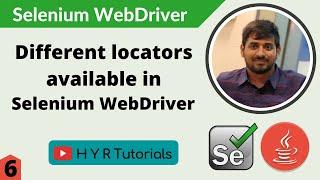 Different Locators available in Selenium WebDriver | Element Selection Strategies |