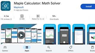 How To Install Maple Calculator Math Solver App's | How To Download Maple Calculator Math Solver App