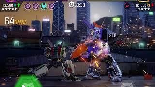 Transformers Forged To Fight. Sig lvl 35 Maxed Out Wheeljack vs Galvatron AM lvl 100