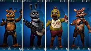 FNAF AR Plus Animatronics Jumpscare & Workshop Animations