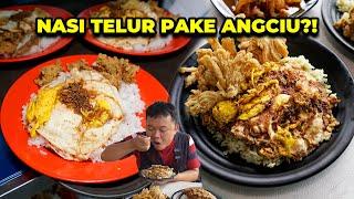 CUMA JUAL NASI TELUR YANG BELI RAME POL SAMPE DIFITNAH PAKE ANGCIU, BAHAN HARAM!