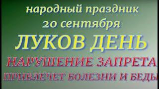 20 сентября народный праздник Луков день. Народные приметы и традиции. Правила и запреты.