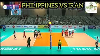 IRAN VS PHILIPPINES SET 1 #avccup2023