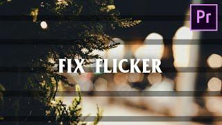 How to remove FLICKER from video | Premiere Tutorial