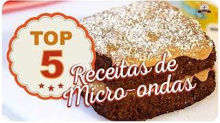 TOP 05 - RECEITAS DE MICRO-ONDAS {prática e rápida} | Mamãe Vida Saudável