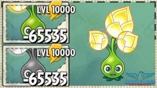 Plants vs Zombies 2 Gold Bloom Upgraded to Level 10000 PvZ2