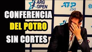 Conferencia de Prensa de Del Potro sin cortes