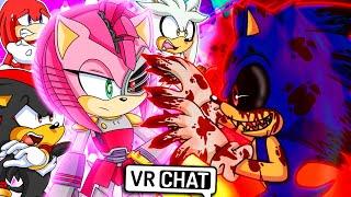 SONIC.EXE VS RUSTY ROSE?! Sonic.EXE & Shadow Meet Rusty Rose! (VR Chat)